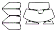 Tint Kit pattern for the 2021 Mercedes Benz AMG GT