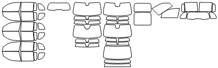 Tint Kit pattern for the 2026 Mercedes Benz GLB SUV