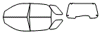 Tint Kit pattern for the 2009 Kia Sportage