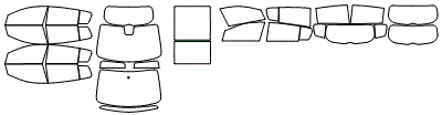 Tint Kit pattern for the 2019 Kia Sportage