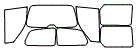 Tint Kit pattern for the 2002 Kia Sedona