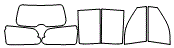 Tint Kit pattern for the 2012 Kia Sedona