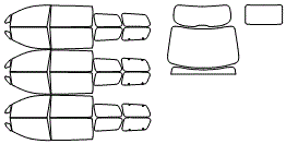 Tint Kit pattern for the 2021 Kia Sedona
