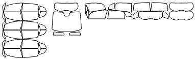 Tint Kit pattern for the 2017 Kia Rondo (Canada Only)