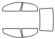 Tint Kit pattern for the 2011 Kia Forte
