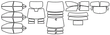 Tint Kit pattern for the 2024 Kia Forte5