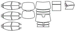 Tint Kit pattern for the 2027 Kia K5