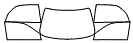 Tint Kit pattern for the 1994 Mitsubishi Diamante