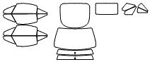 Tint Kit pattern for the 2012 Mitsubishi Eclipse