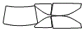 Tint Kit pattern for the 1997 Mitsubishi Mirage