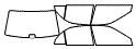 Tint Kit pattern for the 1997 Mitsubishi Mirage