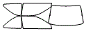 Tint Kit pattern for the 1995 Mitsubishi Mirage