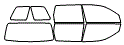 Tint Kit pattern for the 2003 Mitsubishi Outlander