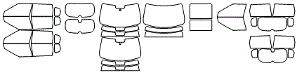 Tint Kit pattern for the 2026 Mitsubishi Outlander