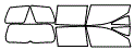 Tint kit pattern for the 2004 Mitsubishi Lancer