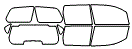 Tint Kit pattern for the 2010 Mitsubishi Endeavor