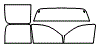 Tint Kit pattern for the 2009 Mitsubishi Raider
