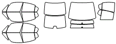 Tint Kit pattern for the 2013 Suzuki SX4