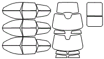 Tint Kit pattern for the 2022 Volvo V90