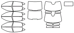 Tint Kit pattern for the 2025 Volvo S90