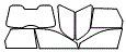 Tint kit pattern for the 2004 Volvo V40