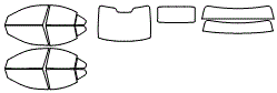 Tint Kit pattern for the 2005 Volvo S60