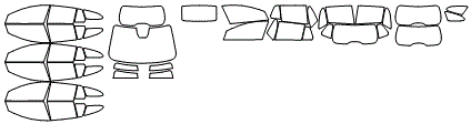 Tint Kit pattern for the 2016 Volvo V60 Cross Country