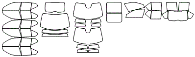 Tint Kit pattern for the 2026 Volvo EX40