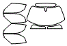 Tint Kit pattern for the 2020 Alfa Romeo 4C