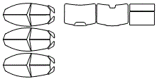 Tint Kit pattern for the 2019 Jaguar XJ