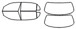 Tint Kit pattern for the 2007 Jaguar XJ