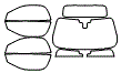 Tint Kit pattern for the 2024 Jaguar F-Type