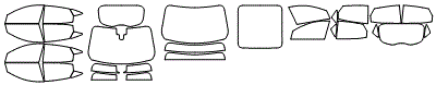 Tint Kit pattern for the 2024 Jaguar E-Pace