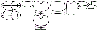 Tint Kit pattern for the 2024 Jaguar I-Pace