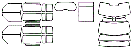 Tint Kit pattern for the 2025 Land Rover Defender