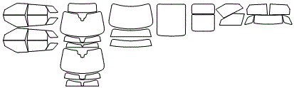 Tint Kit pattern for the 2027 Land Rover Range Rover Evoque
