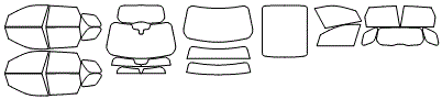 Tint Kit pattern for the 2026 Land Rover Discovery Sport