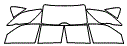 Tint kit pattern for the 2007 SAAB 9-5