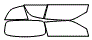 Tint Kit pattern for the 2005 SAAB 9-3