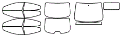 Tint Kit pattern for the 2013 Hyundai Elantra