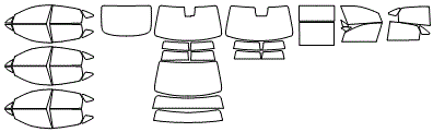 Tint Kit pattern for the 2026 Hyundai Sonata (Canada)