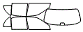 Tint Kit pattern for the 1997 Hyundai Accent