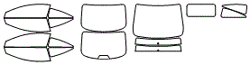 Tint Kit pattern for the 2015 Hyundai Elantra Coupe