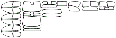 Tint Kit pattern for the 2026 Hyundai Santa Cruz (Canada)