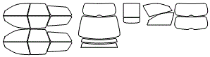 Tint Kit pattern for the 2006 Subaru Outback