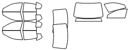 Tint Kit pattern for the 2010 Subaru Legacy
