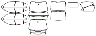Tint Kit pattern for the 2025 Subaru Legacy