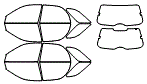 Tint Kit pattern for the 2005 Subaru Impreza