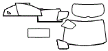 Tint Kit pattern for the 2013 Subaru Tribeca