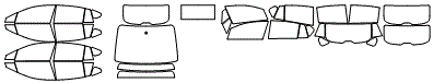 Tint Kit pattern for the 2015 Subaru XV Crosstrek